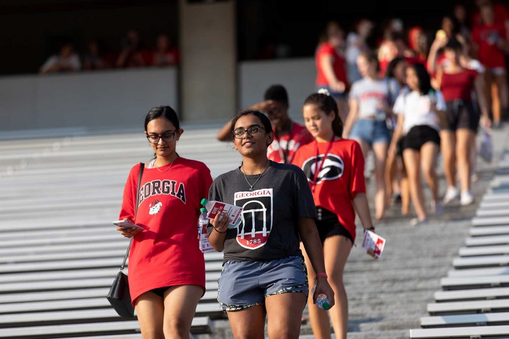 Class of 2023 Freshman at Freshman Welcome.